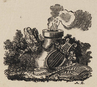 TvB G 5718
          <br/>
          Lier en blokfluit bij vuurpot
          <br/>
          <em>Cranendonk, Alexander (1799-1869)</em>